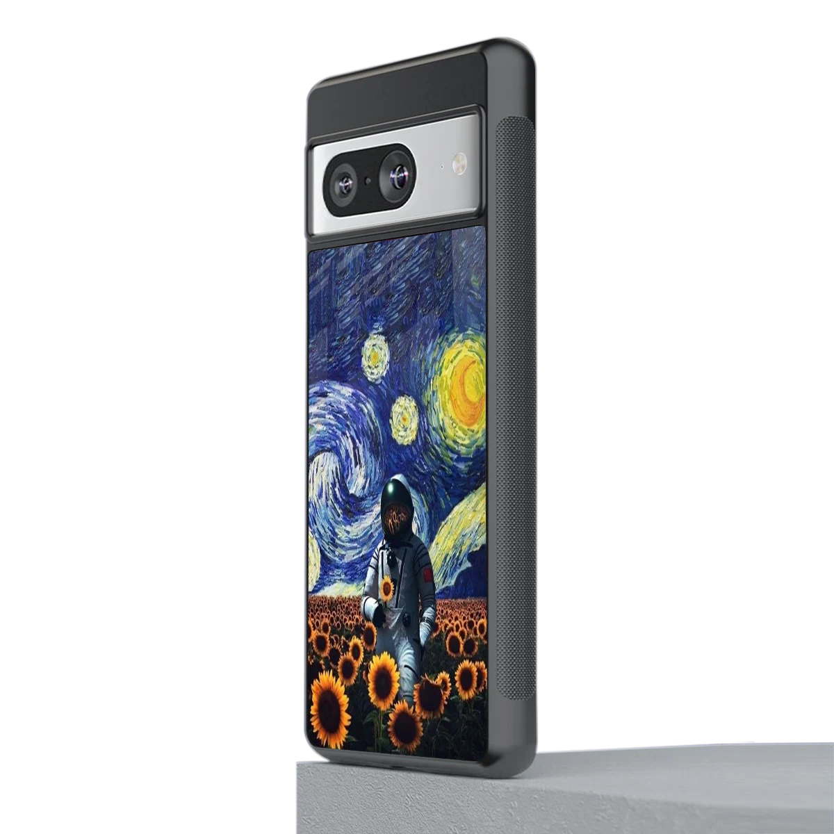 Cosmic Night stylish phone case for google pixel 8 | glossy glass and slim fit