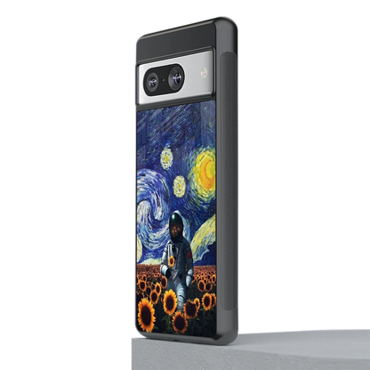 Cosmic Night stylish phone case for google pixel 8 | glossy glass and slim fit