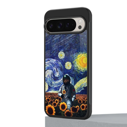 Cosmic Night google pixel 9 pro mobile cover | shockproof glass phone case
