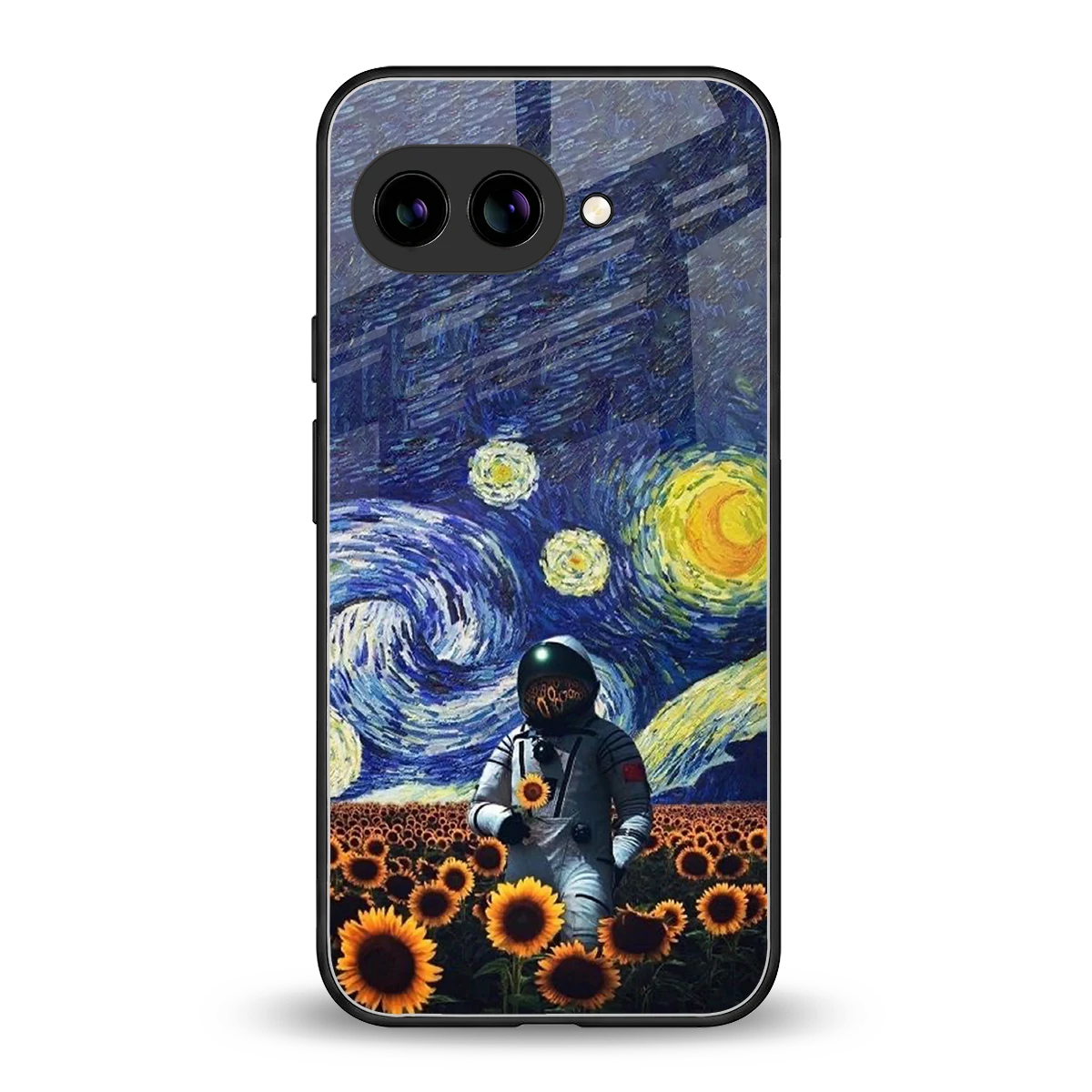Cosmic Night back phone cover | glass case for google pixel 10a