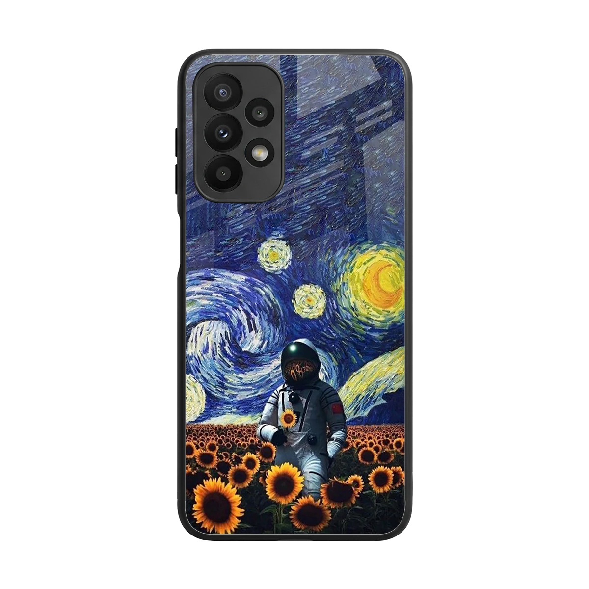 Cosmic Night back phone cover | glass case for samsung galaxy a23