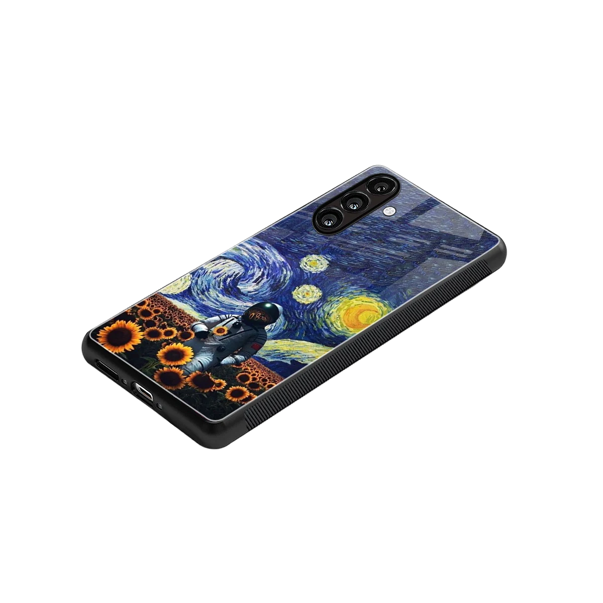 Cosmic Night stylish phone case for samsung galaxy a56 5g | glossy glass and slim fit