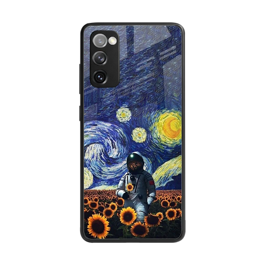 Cosmic Night back phone cover | glass case for samsung galaxy s20 fe