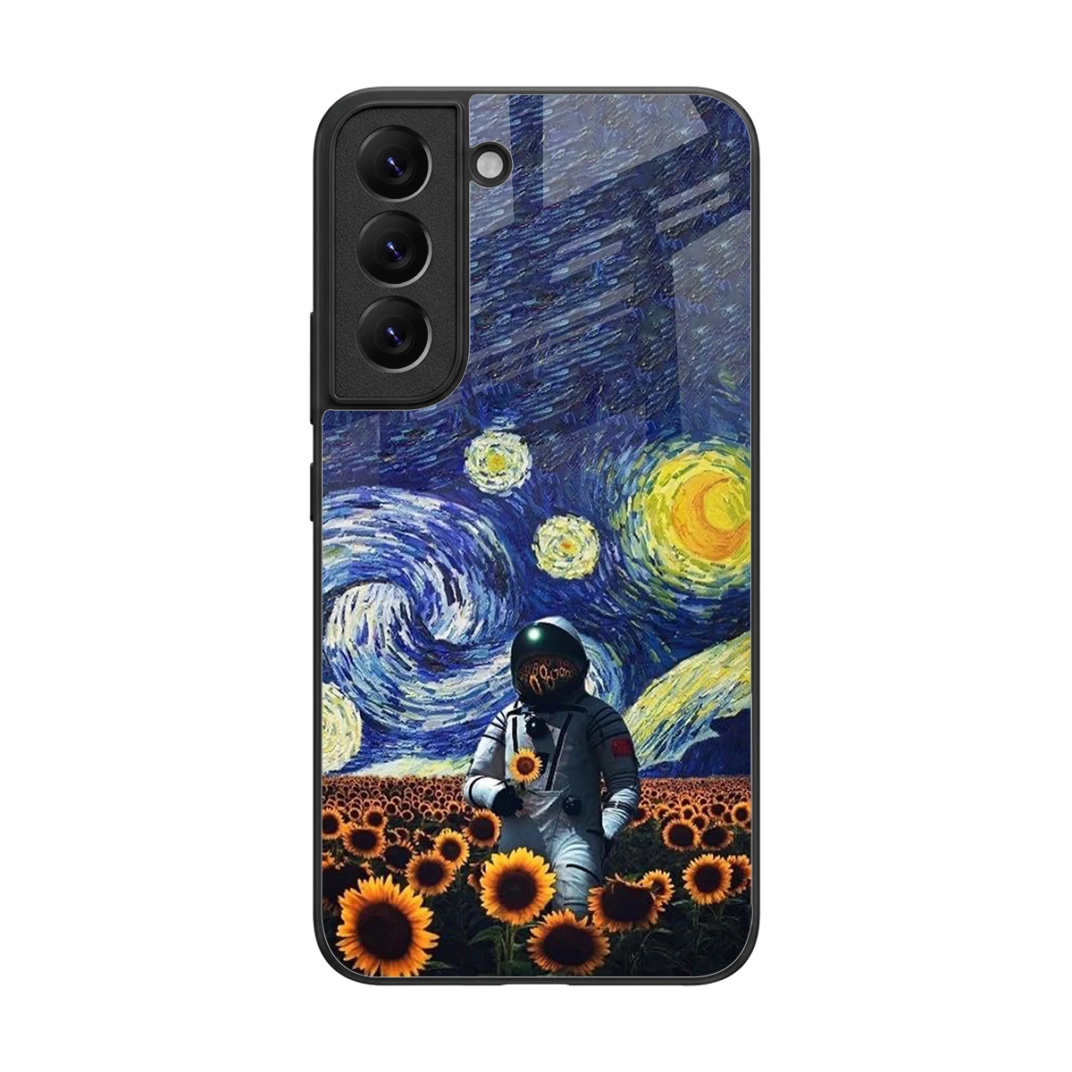 Cosmic Night back phone cover | glass case for samsung galaxy s22