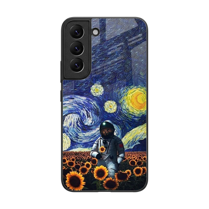 Cosmic Night back phone cover | glass case for samsung galaxy s22