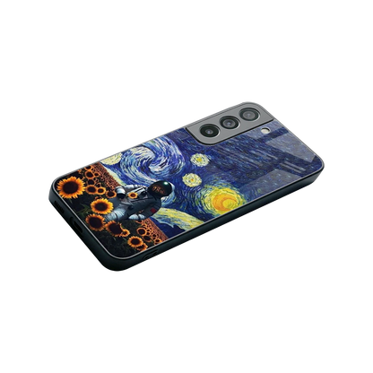 Cosmic Night stylish phone case for samsung galaxy s22 | glossy glass and slim fit