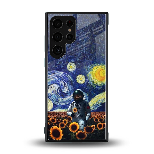 Cosmic Night back phone cover | glass case for samsung galaxy s24 ultra