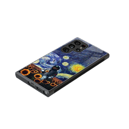 Cosmic Night stylish phone case for samsung galaxy s24 ultra | glossy glass and slim fit