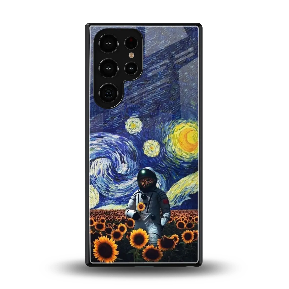 Cosmic Night back phone cover | glass case for samsung galaxy s25 ultra