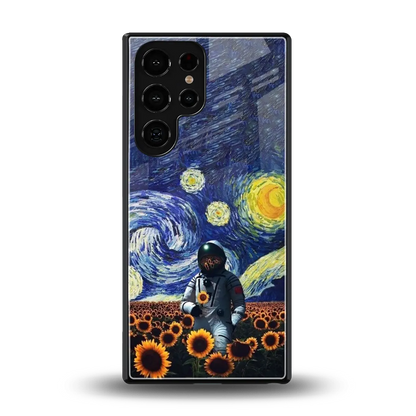 Cosmic Night back phone cover | glass case for samsung galaxy s25 ultra