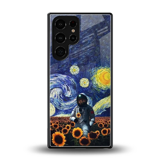 Cosmic Night back phone cover | glass case for samsung galaxy s25 ultra