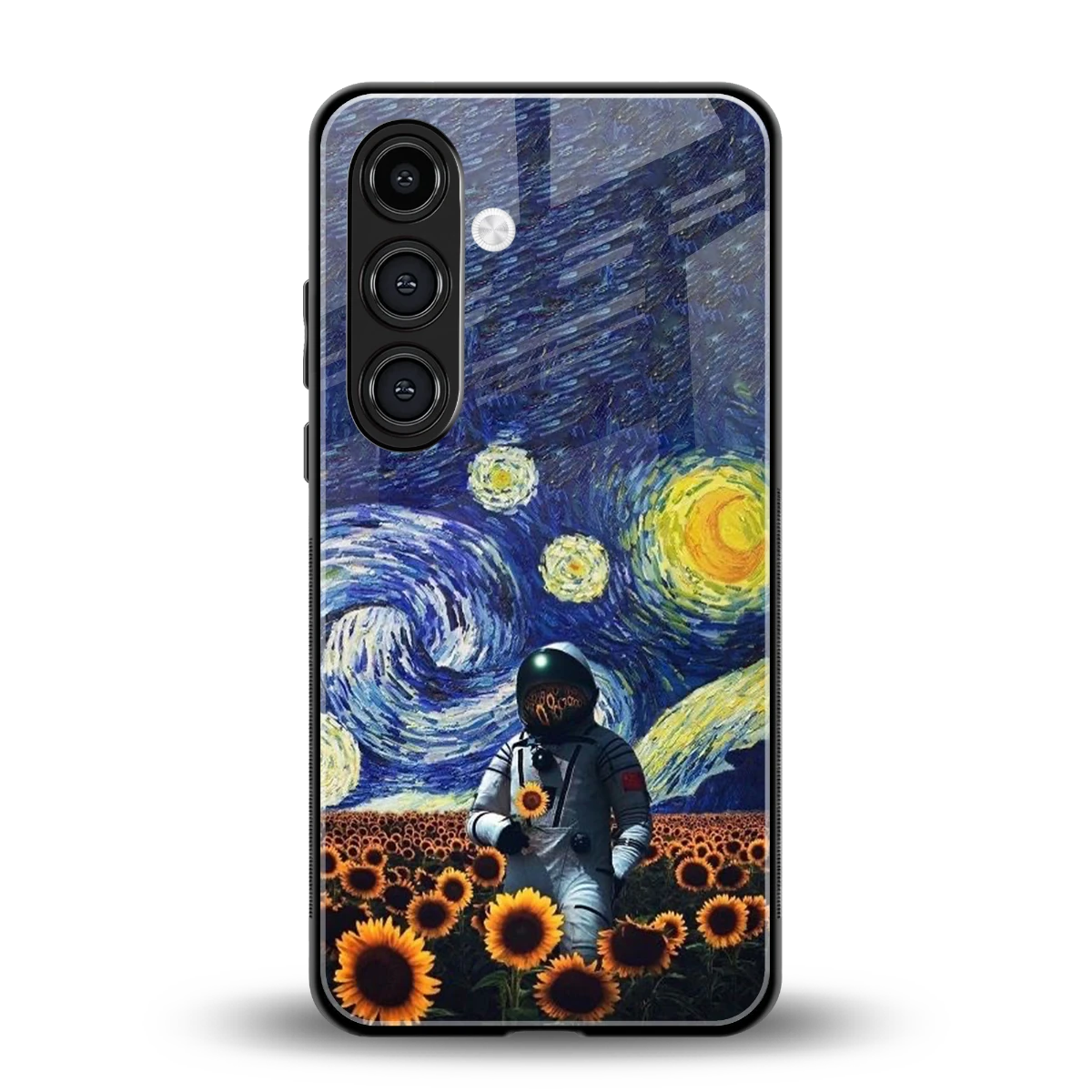Cosmic Night back phone cover | glass case for samsung galaxy s24