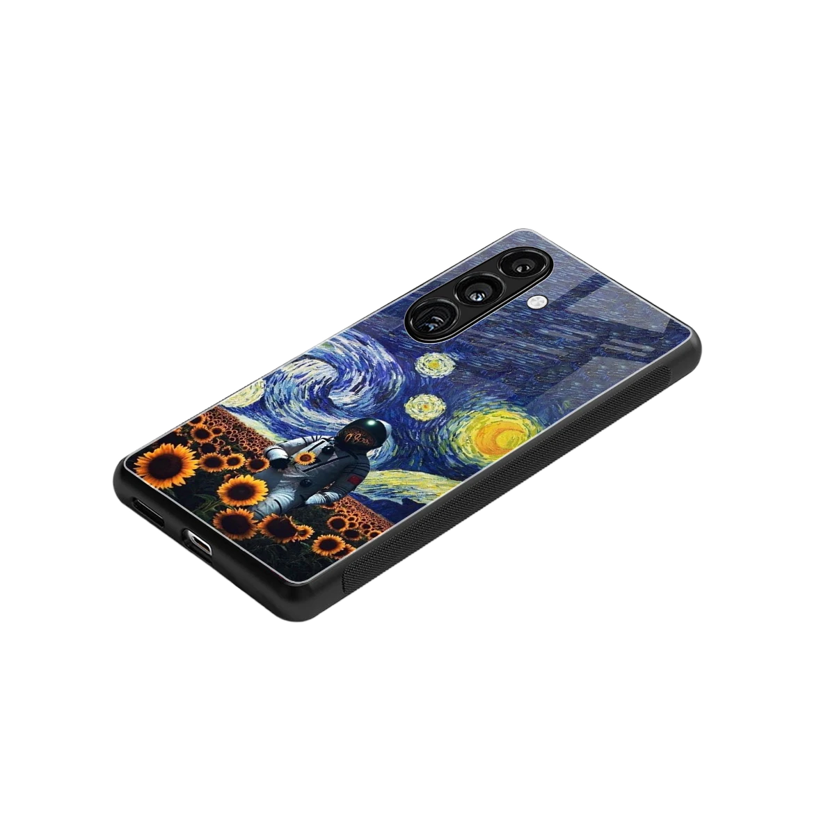Cosmic Night stylish phone case for samsung galaxy s24 | glossy glass and slim fit