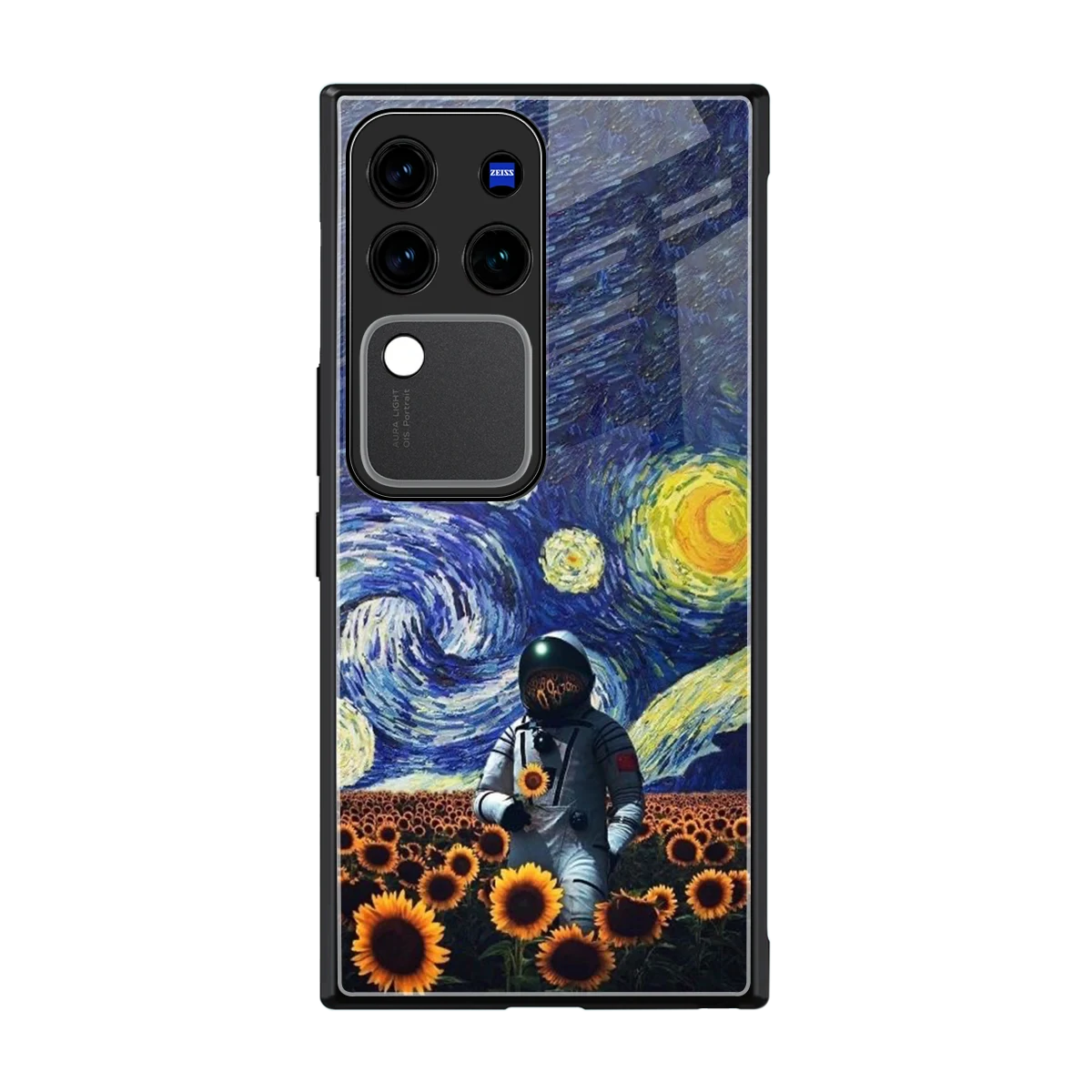 Cosmic Night back phone cover | glass case forvivo v30 pro