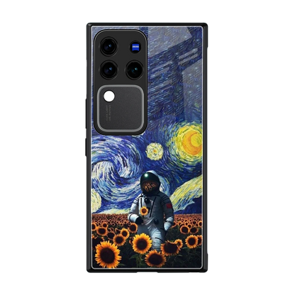 Cosmic Night back phone cover | glass case forvivo v30 pro