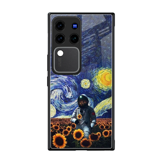 Cosmic Night back phone cover | glass case forvivo v30 pro