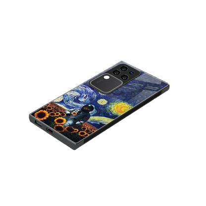 Cosmic Night stylish phone case forvivo v30 pro | glossy glass and slim fit