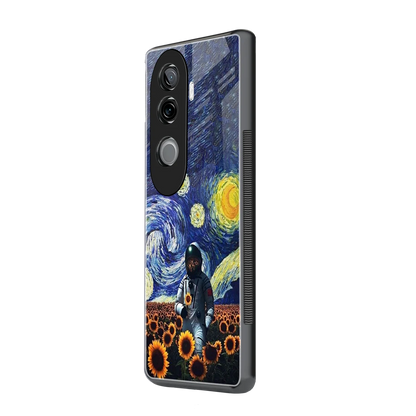 Cosmic Night vivo v40e mobile cover | shockproof glass phone case