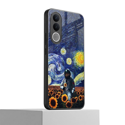 Cosmic Night vivo v70 fe mobile cover | shockproof glass phone case
