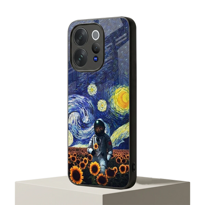 Cosmic Night vivo v70 mobile cover | shockproof glass phone case