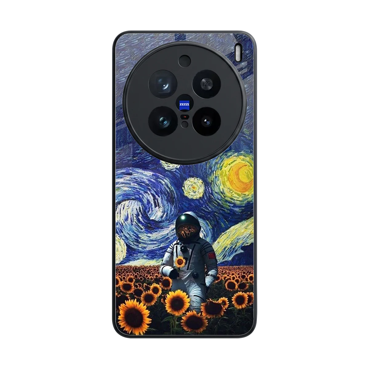 Cosmic Night back phone cover | glass case for vivo x200 pro