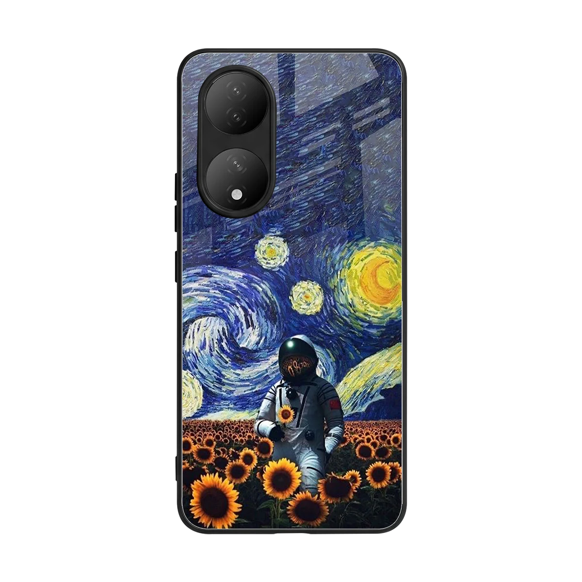 Cosmic Night back phone cover | glass case for Vivo-y100