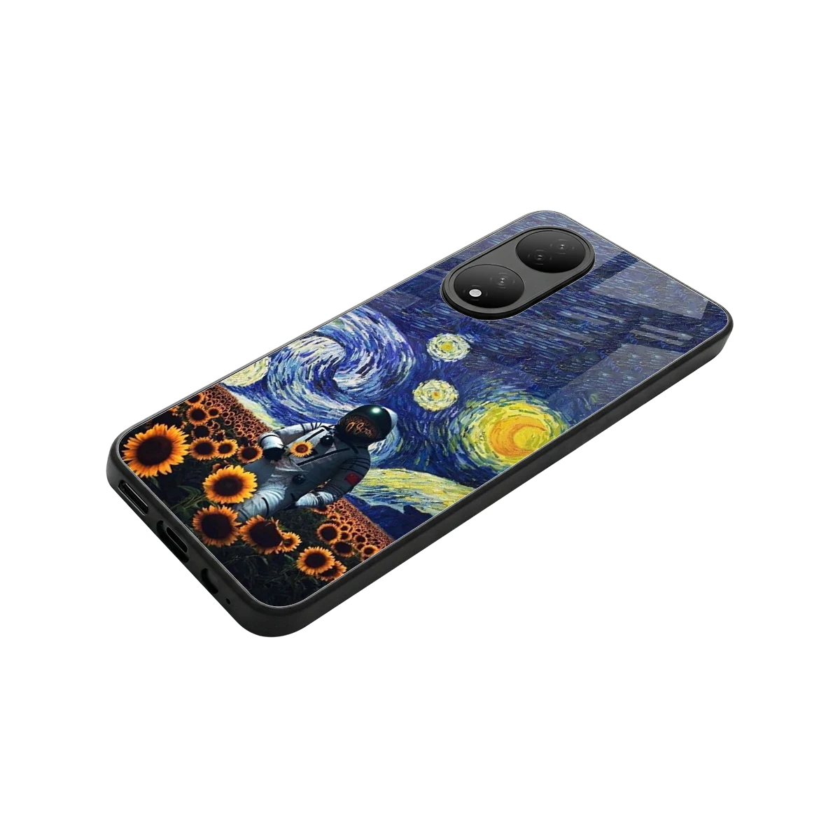 Cosmic Night stylish phone case for Vivo-y100 | glossy glass and slim fit