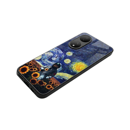 Cosmic Night stylish phone case for Vivo-y100 | glossy glass and slim fit