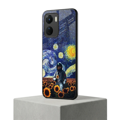Cosmic Night vivo y16 mobile cover | shockproof glass phone case