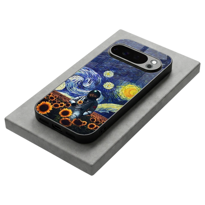 Cosmic Night stylish phone case for google pixel 10 pro | glossy glass and slim fit