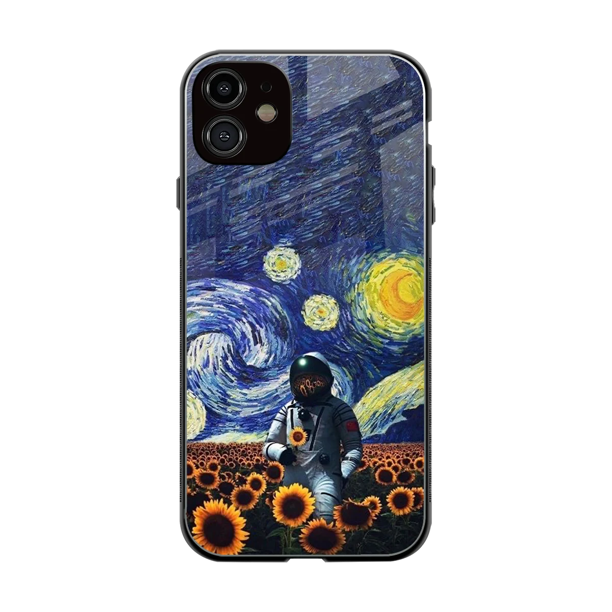 Cosmic Night back phone cover | glass case for iphone 12