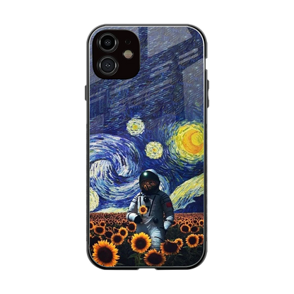 Cosmic Night back phone cover | glass case for iphone 12