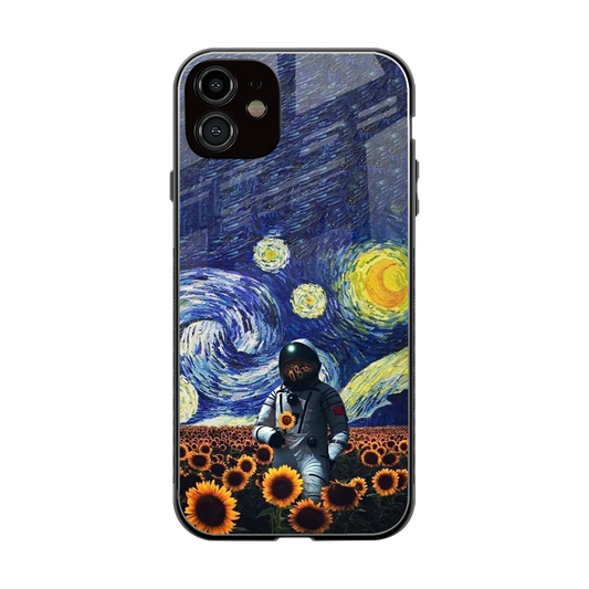 Cosmic Night back phone cover | glass case for iphone 12