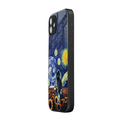 Cosmic Night iphone 12 mobile cover | shockproof glass phone case
