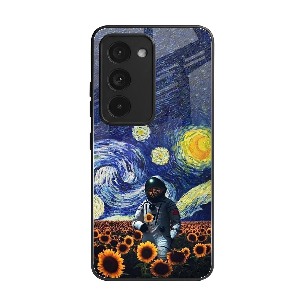 Cosmic Night back phone cover | glass case for redmi 15 5g