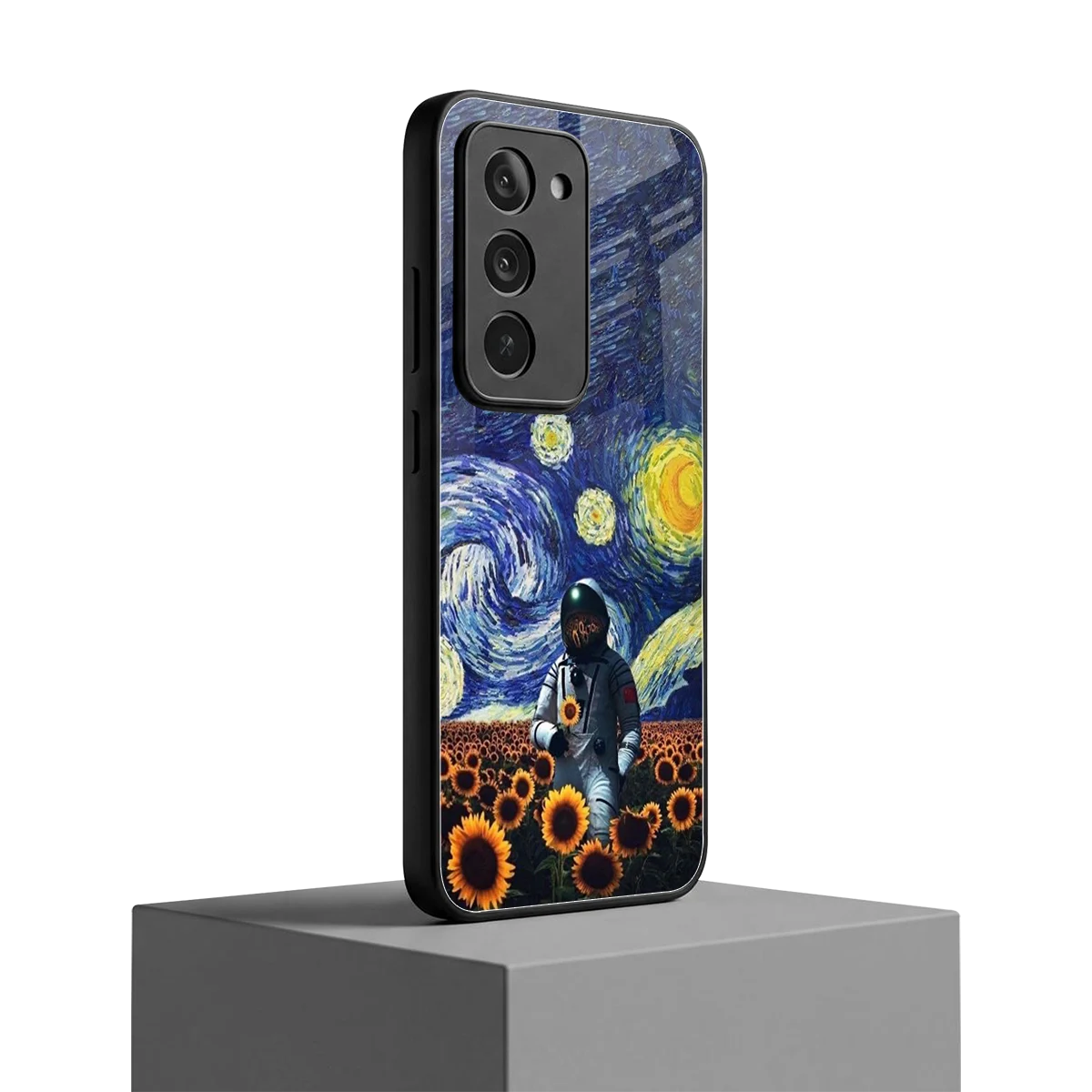 Cosmic Night redmi 15 5g mobile cover | shockproof glass phone case