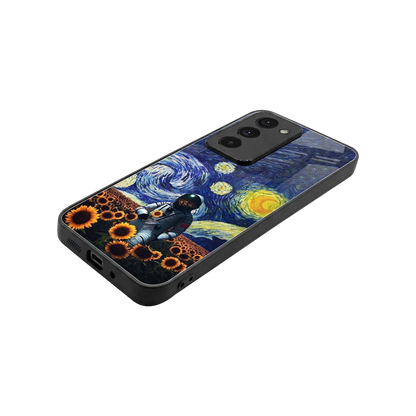 Cosmic Night stylish phone case for redmi 15 5g | glossy glass and slim fit