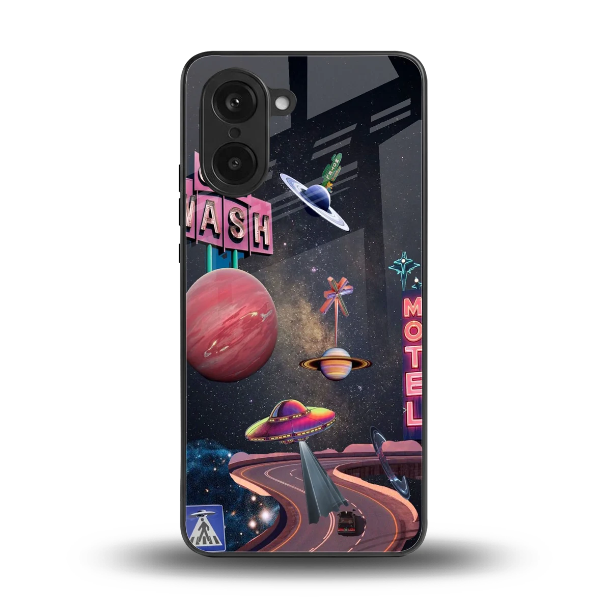 Cosmic Path back phone cover | glass case for oneplus nord ce5 5g