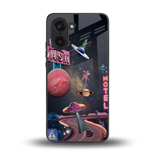 Cosmic Path back phone cover | glass case for oneplus nord ce5 5g
