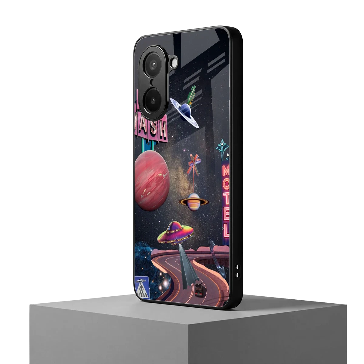 Cosmic Path oneplus nord ce5 5g mobile cover | shockproof glass phone case