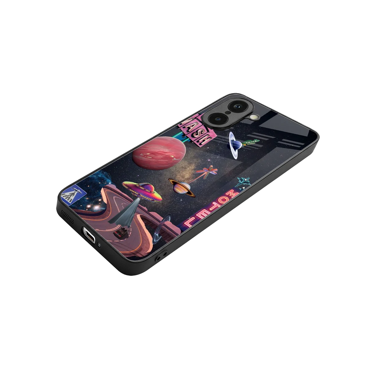 Cosmic Path stylish phone case for oneplus nord ce5 5g | glossy glass and slim fit