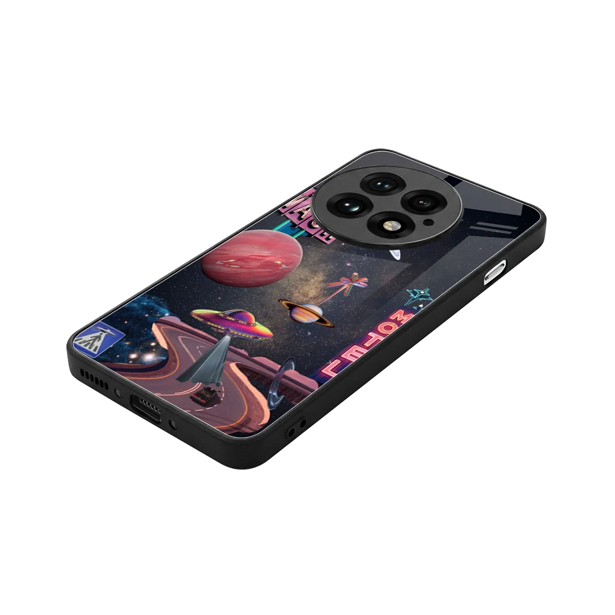 Cosmic Path stylish phone case for oneplus 13 | glossy glass and slim fit