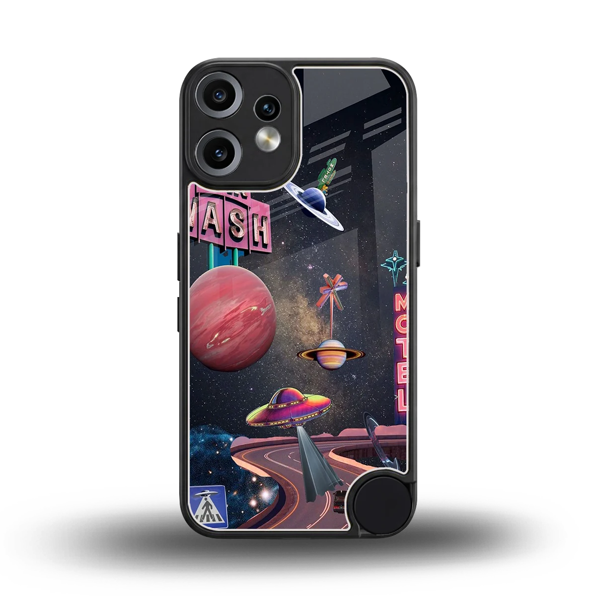 Cosmic Path back phone cover | glass case for cmf nothing phone 2 pro