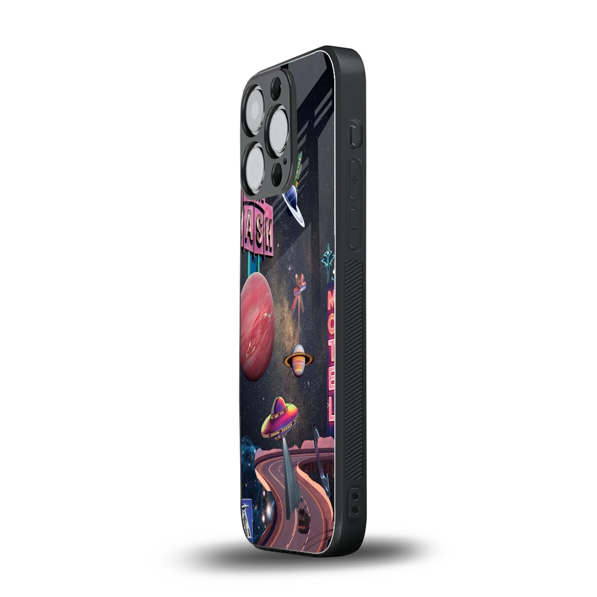 Cosmic Path iphone 12 pro mobile cover | shockproof glass phone case