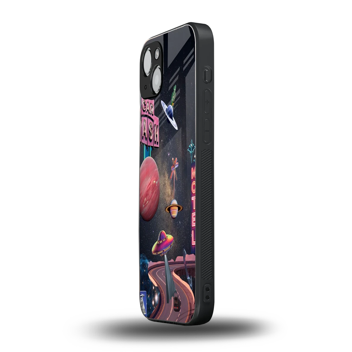 Cosmic Path iphone 13 mobile cover | shockproof glass phone case