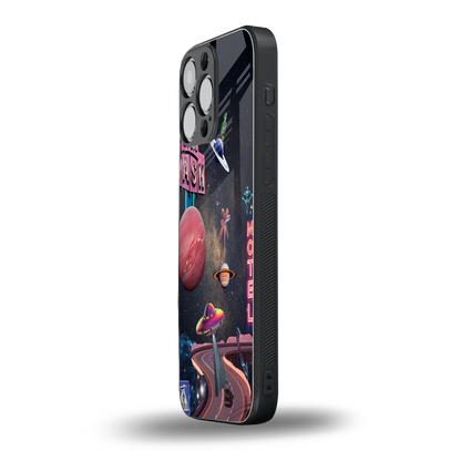 Cosmic Path iphone 15 pro max mobile cover | shockproof glass phone case