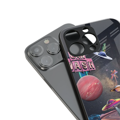 Cosmic Path stylish phone case for iphone 13 mini | glossy glass and slim fit