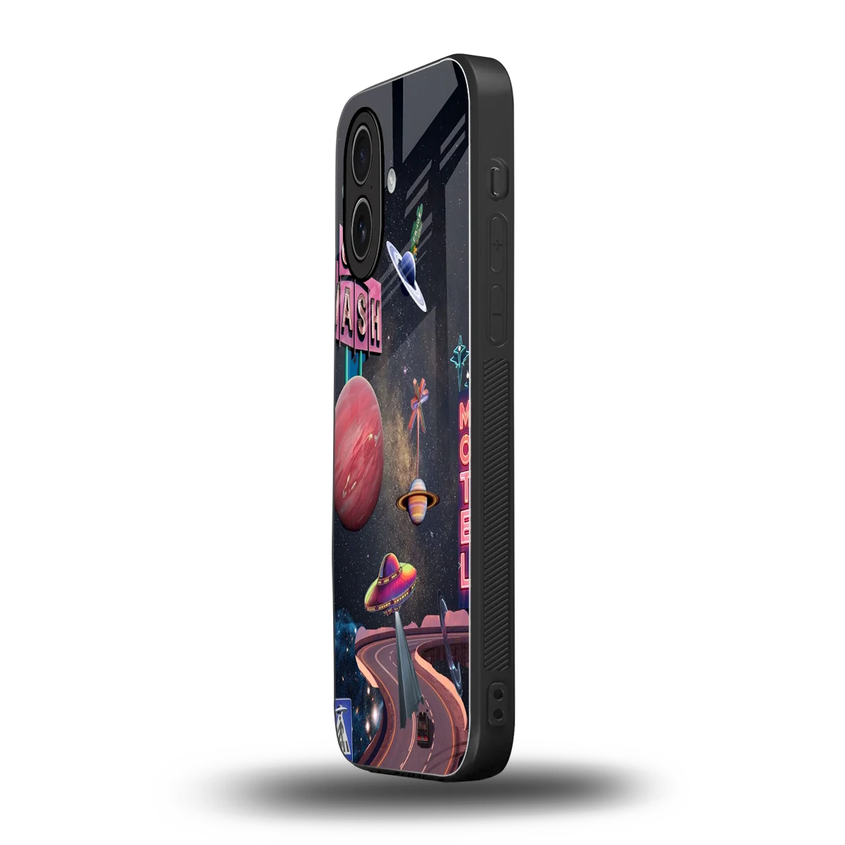 Cosmic Path iphone 17 mobile cover | shockproof glass phone case