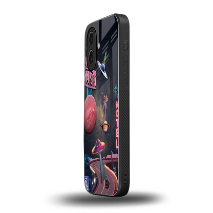 Cosmic Path iphone 17 mobile cover | shockproof glass phone case