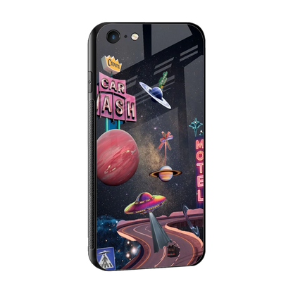 Cosmic Path sleek iphone 6 cover with tempered glass back and TPU edges